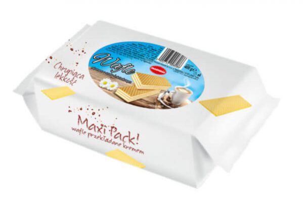Maxi Pack wafle przekładane kremem śmietankowym - 400g